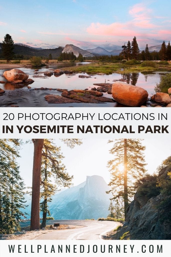 Best Yosemite Photography Spots Pinterest Pin