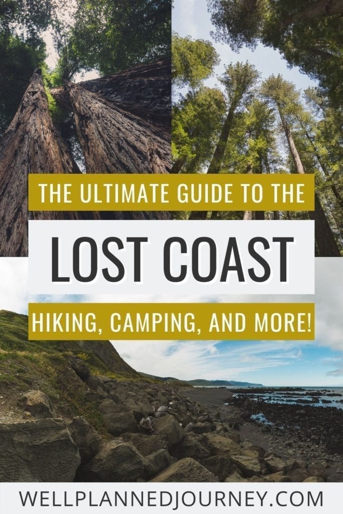 The Best Northern California Road Trip: California's Lost Coast Pinterest Pin