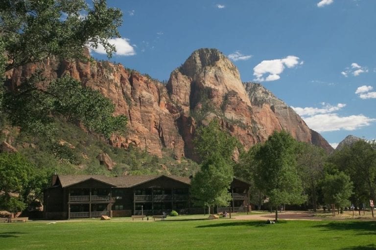 Zion Lodge in Zion National Park in Utah