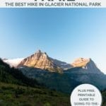 How to Hike the Highline Trail in Glacier National Park Pinterest Pin