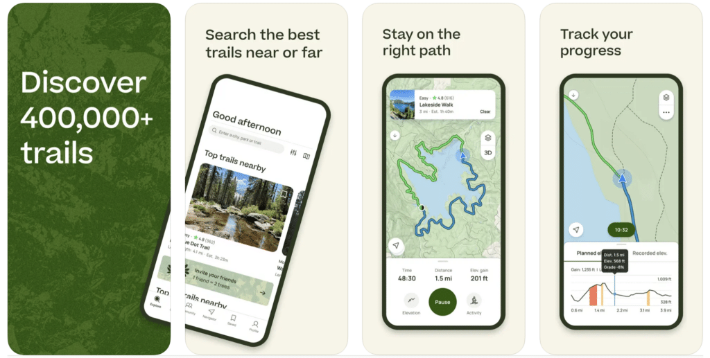 AllTrails app screenshot