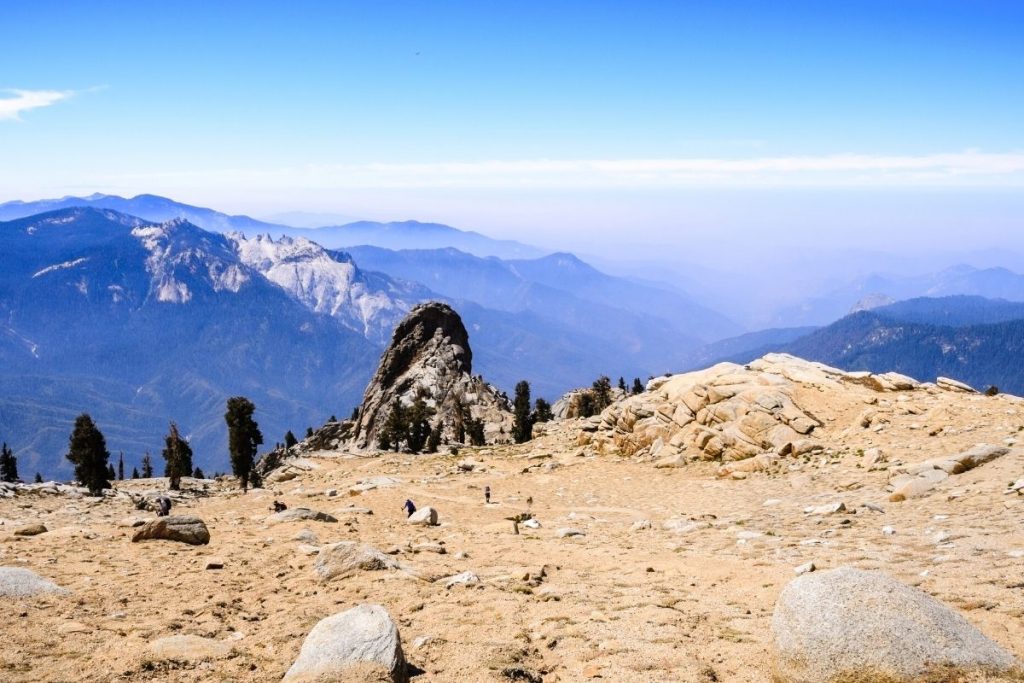 View from the top of Alta Peak hike in Sequoia National Park