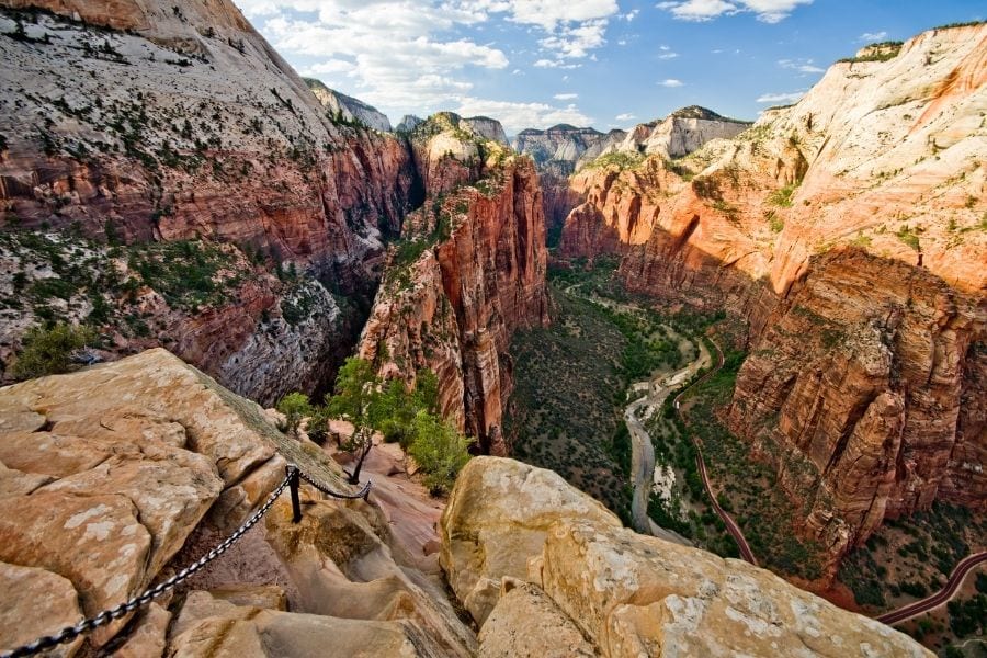 Trail up to Angels Landing in Zion National Park