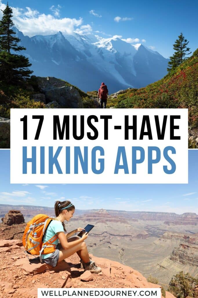 Best Hiking Apps Pinterest Pin