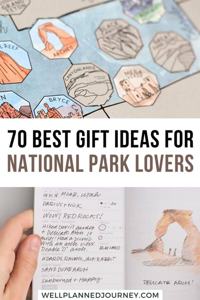 Best Gifts for National Park Lovers Pinterest Pin