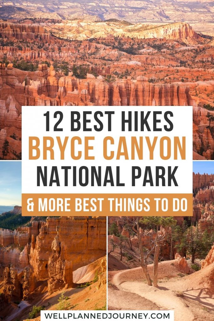 Best Bryce Canyon hikes Pinterest Pin