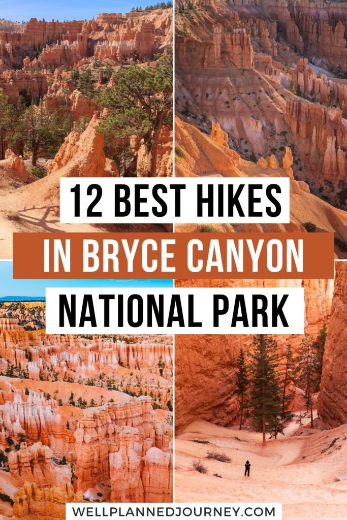 Best Bryce Canyon hikes Pinterest Pin