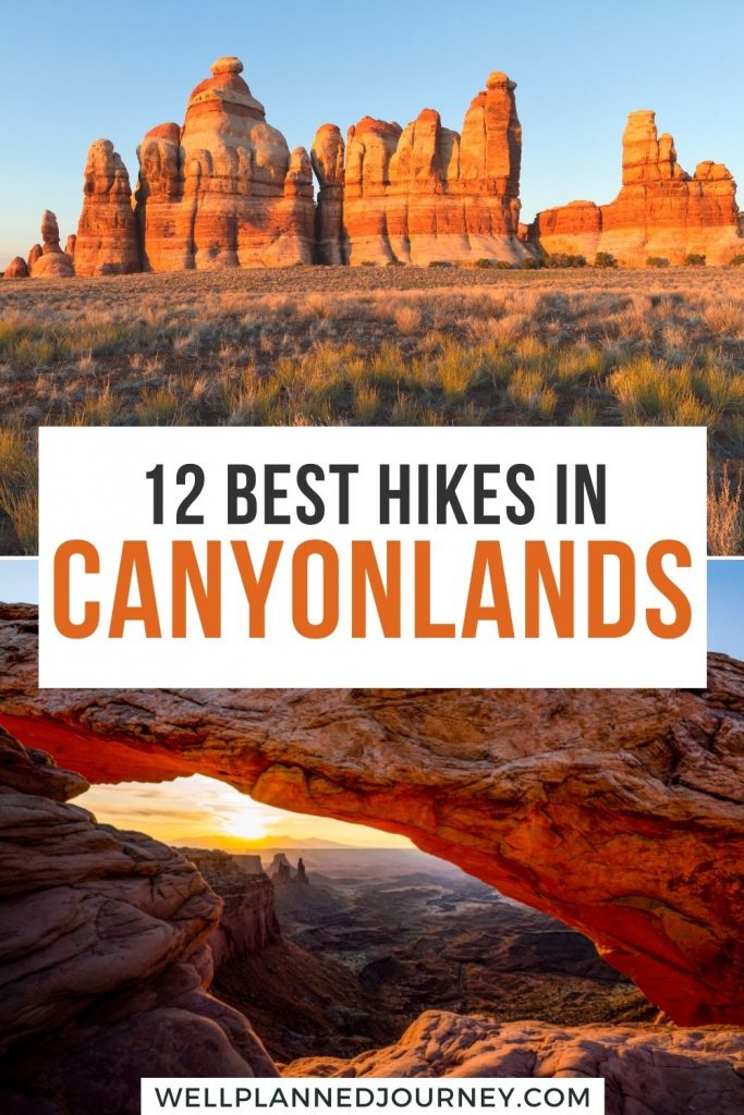 Best Hikes in Canyonlands National Park Pinterest Pin