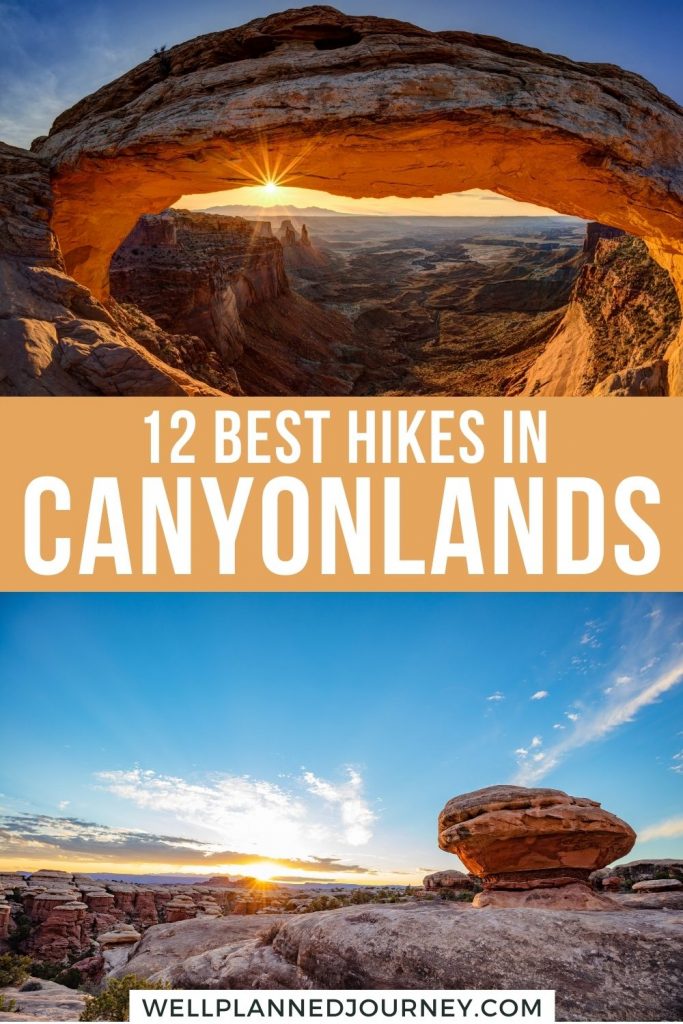 Best Hikes in Canyonlands National Park Pinterest Pin