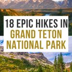 Best Hikes in Grand Teton Pinterest Pin