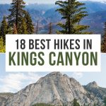 Best hikes in Kings Canyon National Park Pinterest pin