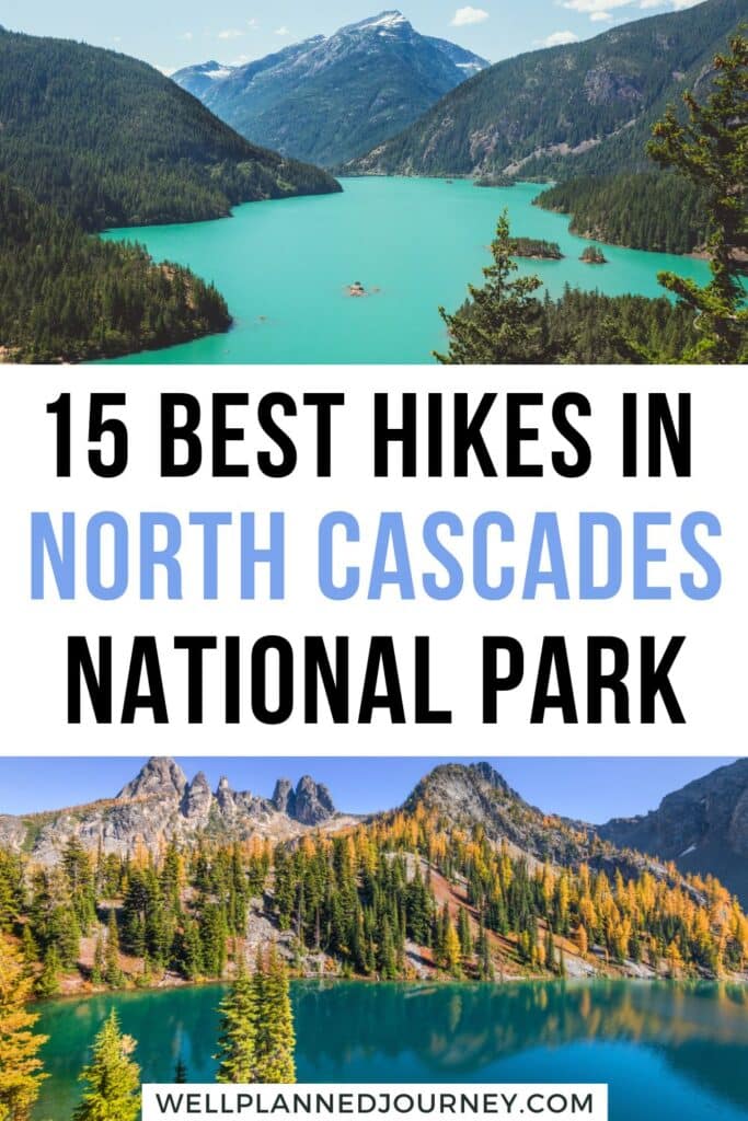 Best hikes in North Cascades National Park Pinterest pin