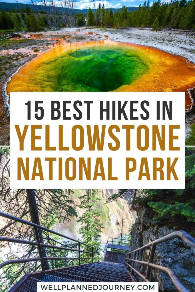 Best Hikes in Yellowstone Pinterest Pin