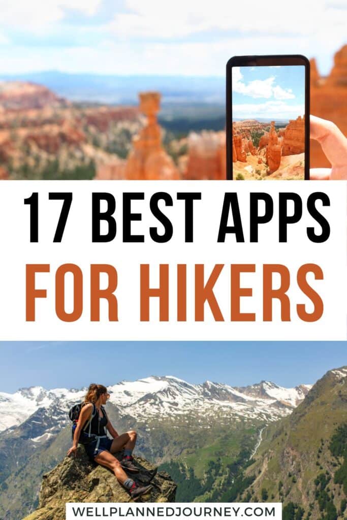 Best Hiking Apps Pinterest Pin