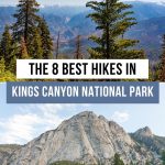 Best hikes in Kings Canyon National Park Pinterest pin