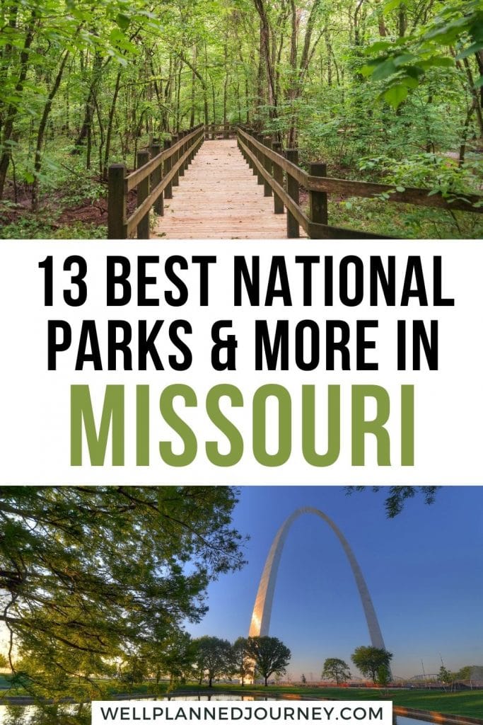 National Parks in Missouri Pinterest Pin