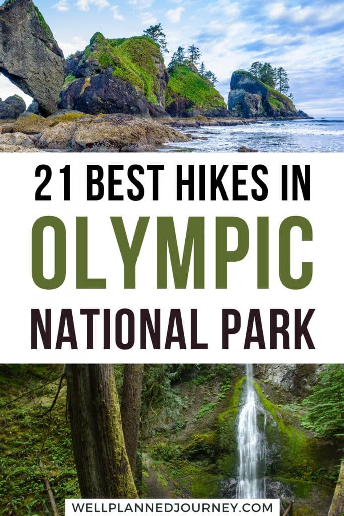 Olympic National Park hikes Pinterest Pin