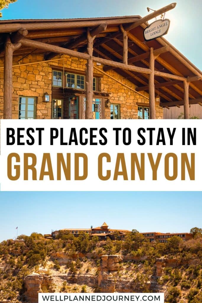 Where to Stay in Grand Canyon Pinterest Pin