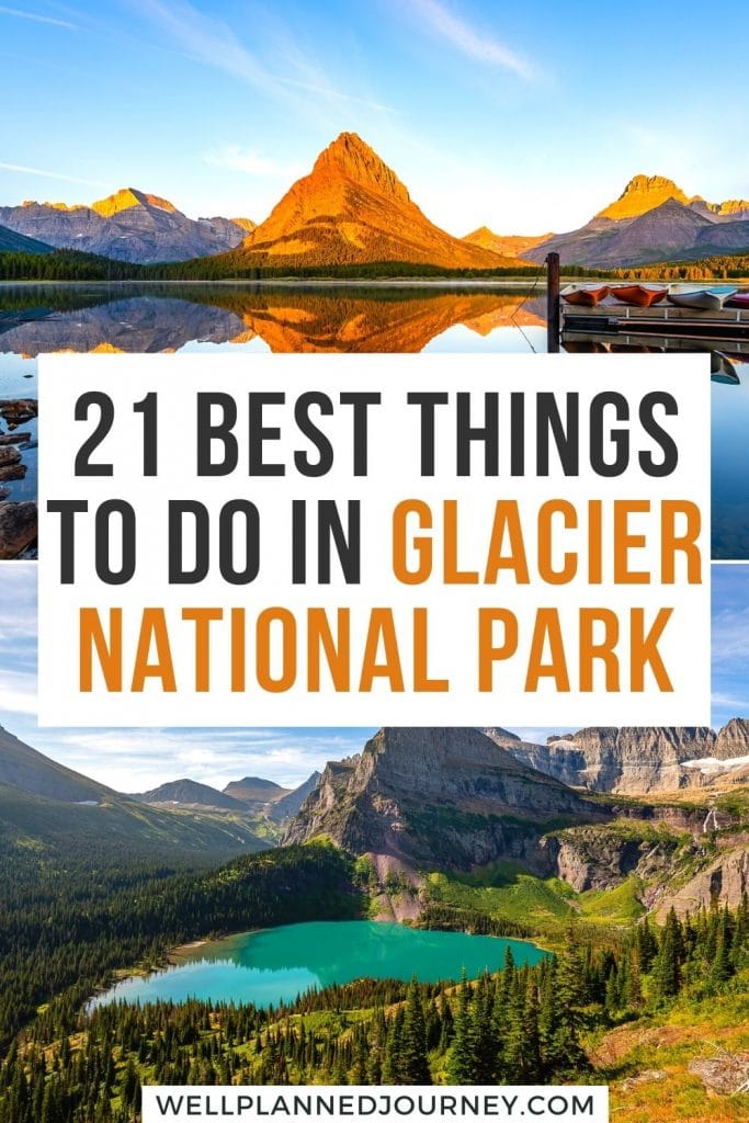 Top Things to Do in Glacier National Park Pinterest Pin