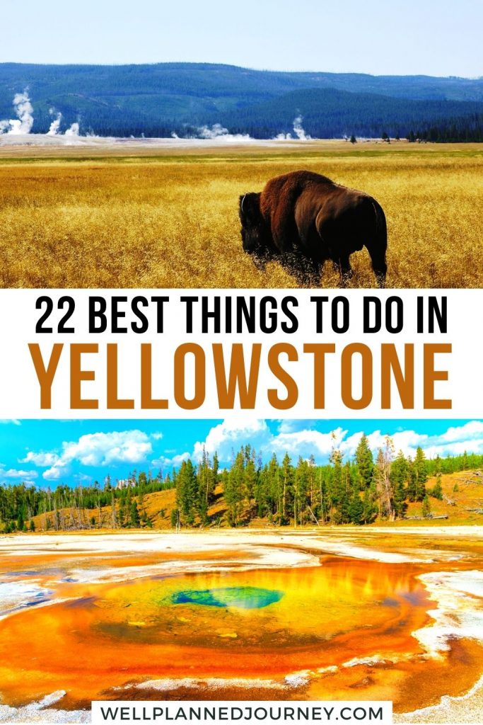 Best Things to Do in Yellowstone National Park Pinterest Pin