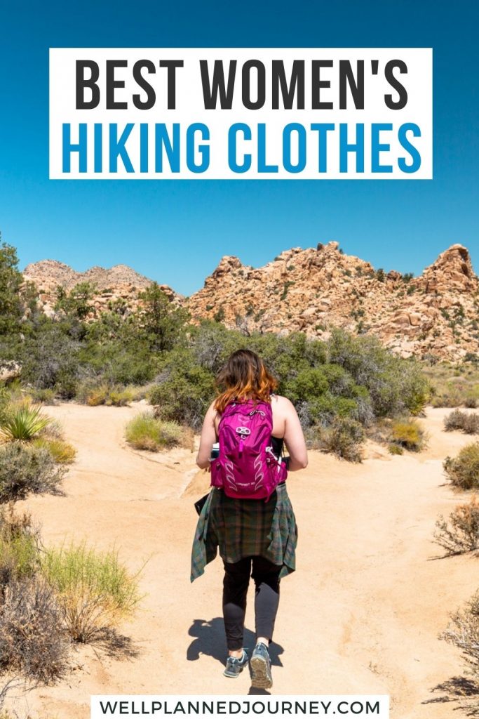 Best Hiking Clothes for Women Pinterest Pin