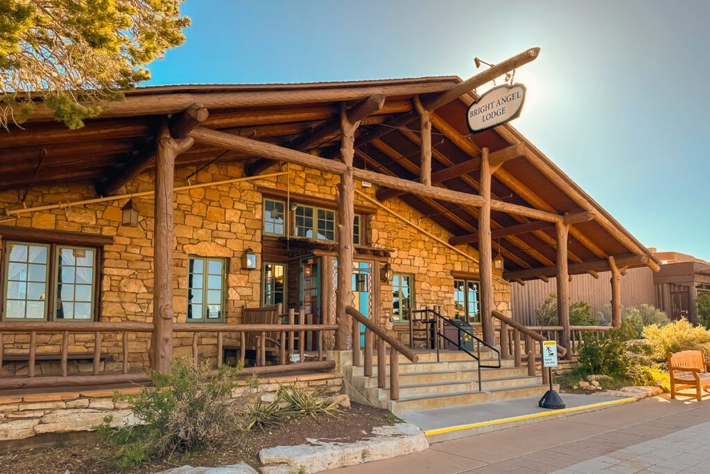 Bright Angel Lodge at Grand Canyon National Park at the South Rim