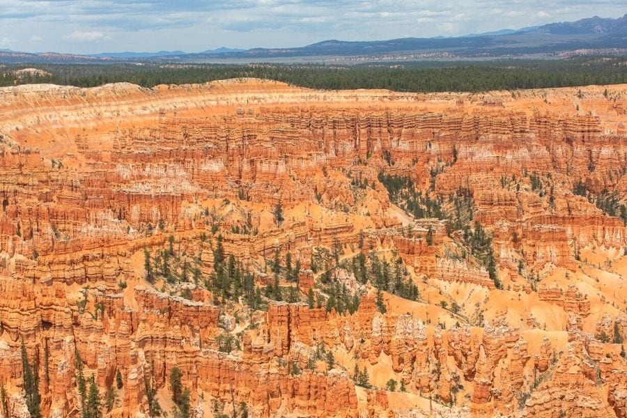 View from Bryce Point in Bryce Canyon National Park