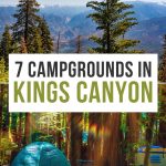 Best Camping in Kings Canyon National Park Pinterest Pin