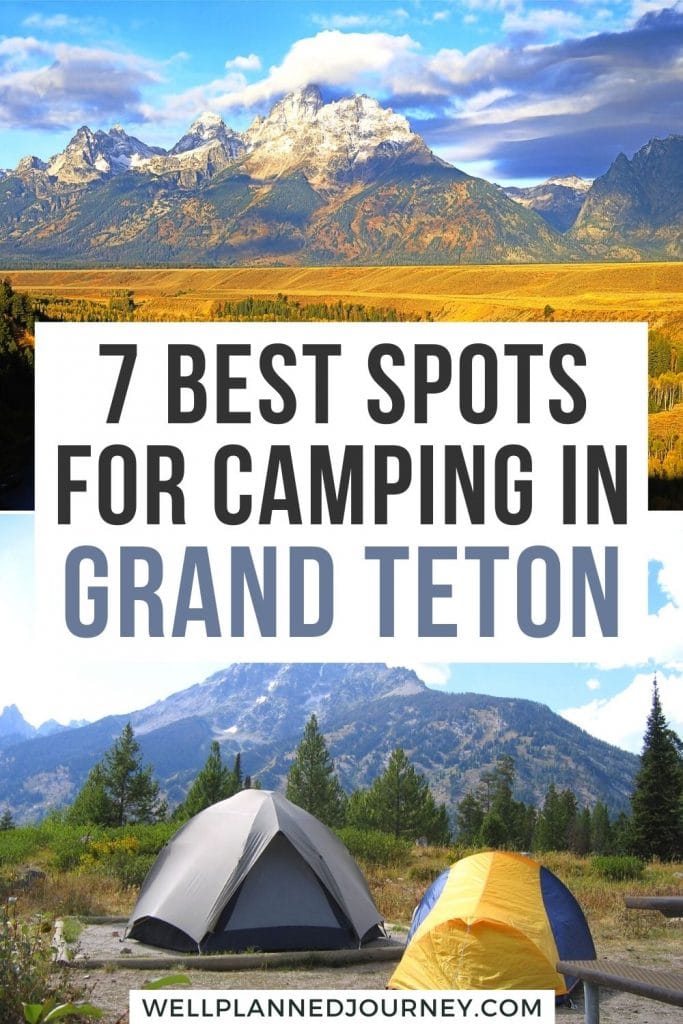 Best Camping in Grand Teton National Park Pinterest Pin