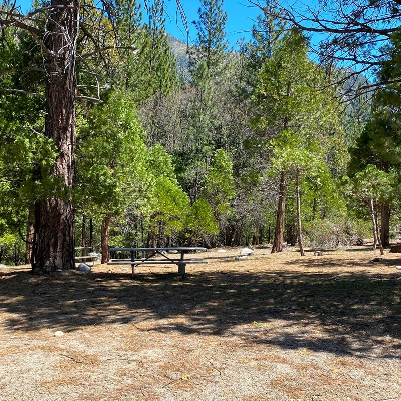 Canyon View Group Campground in Kings Canyon National Park