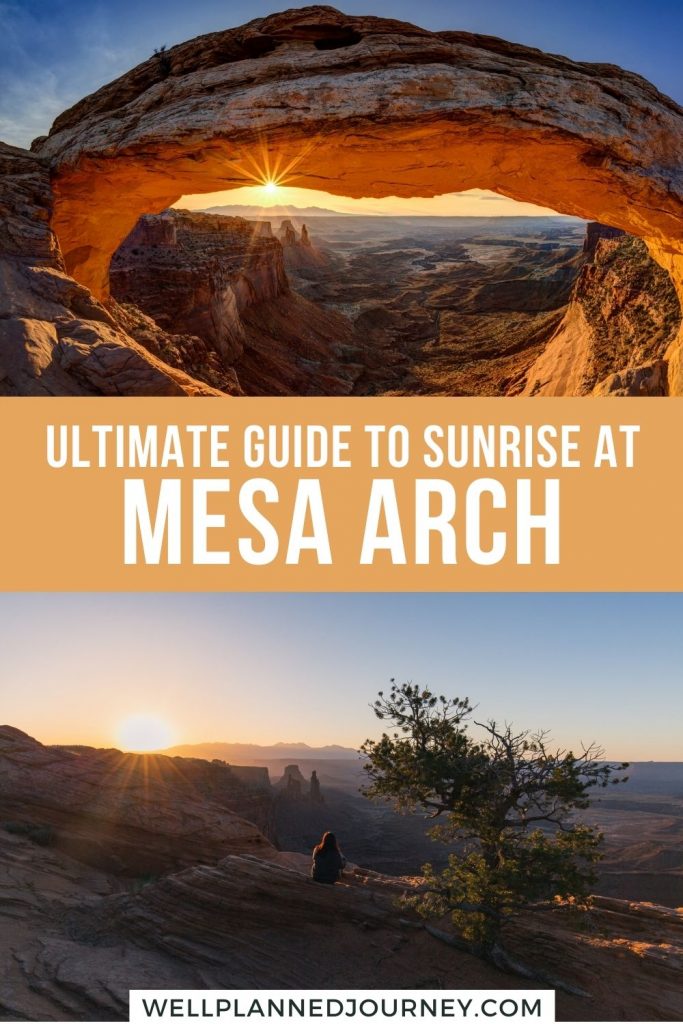 Mesa Arch Sunrise Pinterest Pin