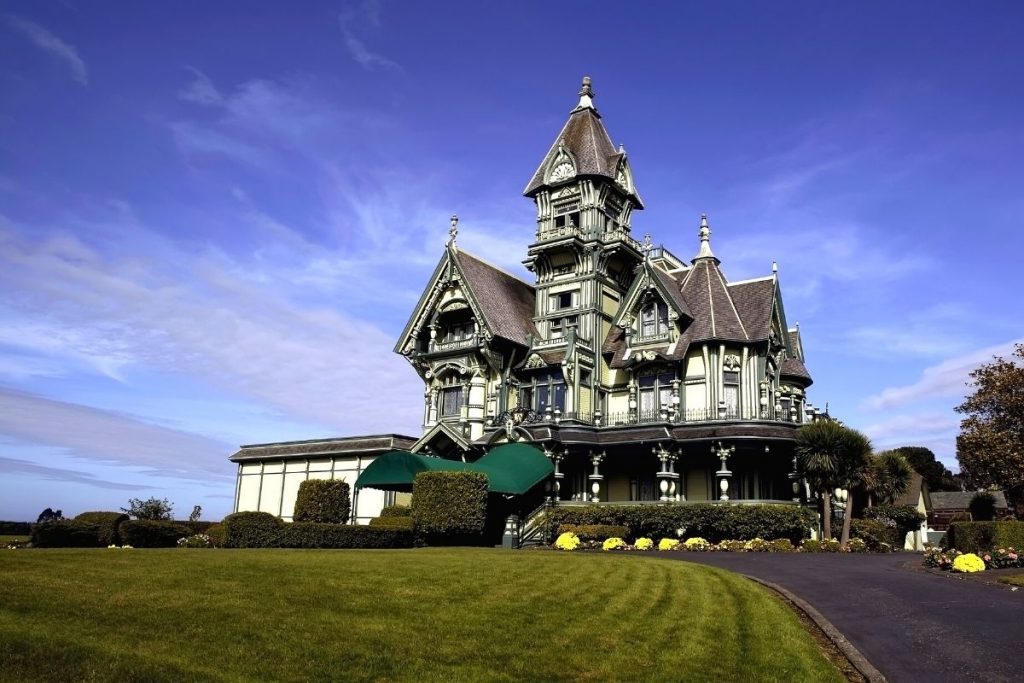 Old-Victorian Carson Mansion in Eureka, California