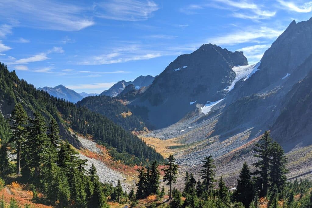 Cascade Pass Trail in North Cascades National Park