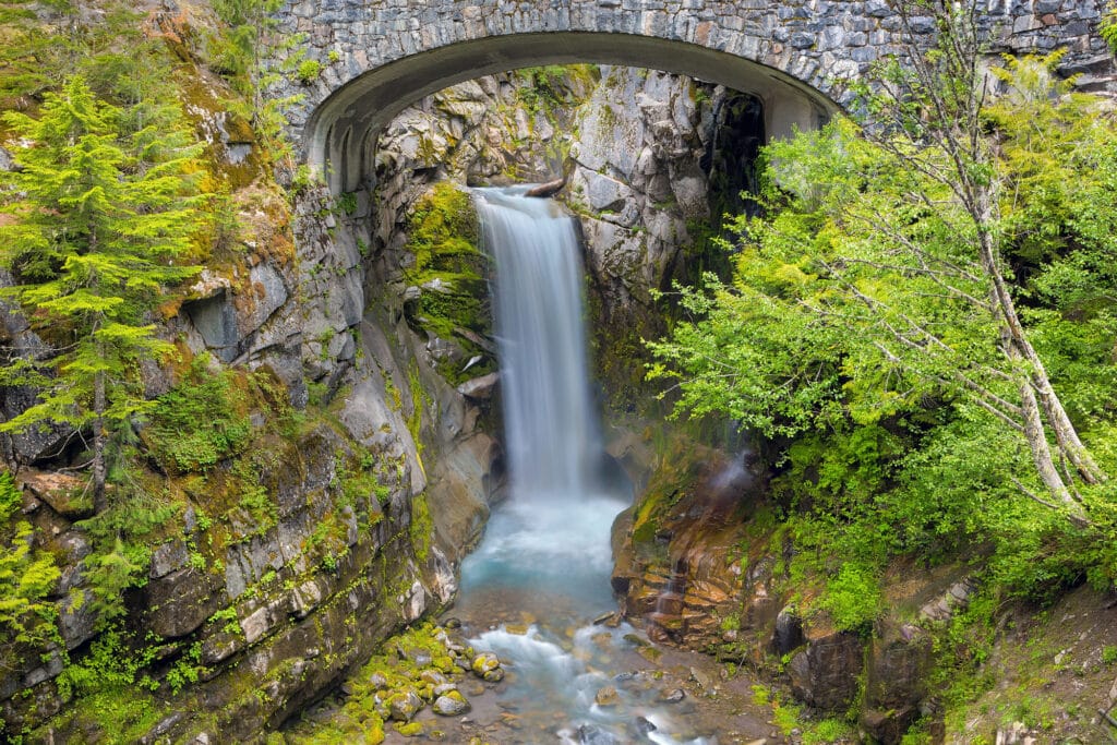 Christine Falls in Mount Rainier National Park