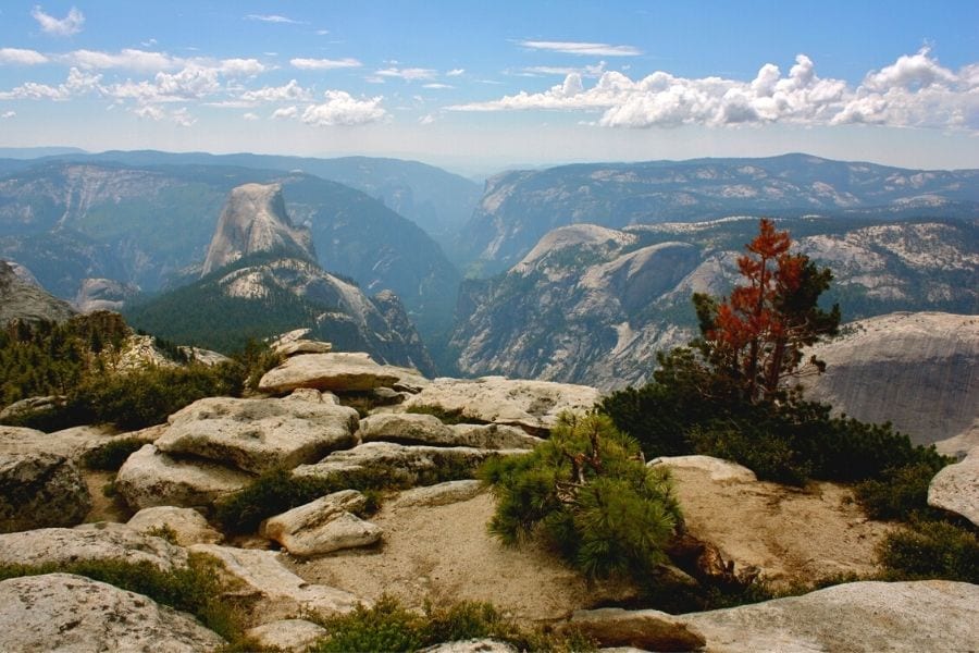 Clouds Rest Hike Viewpoint in Yosemite National Park