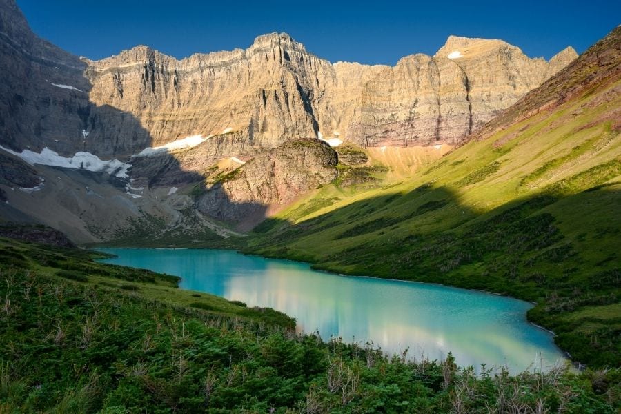 Cracker Lake hike in Glacier National Park