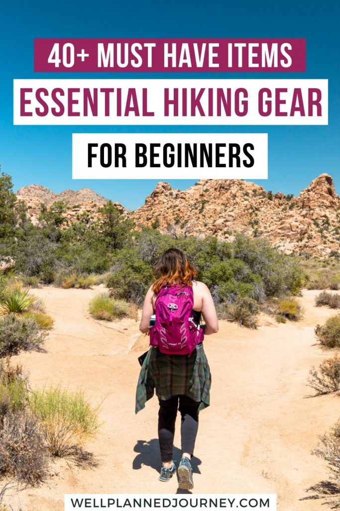 What to Pack for Hiking: Essentials for a Hike Pinterest Pin