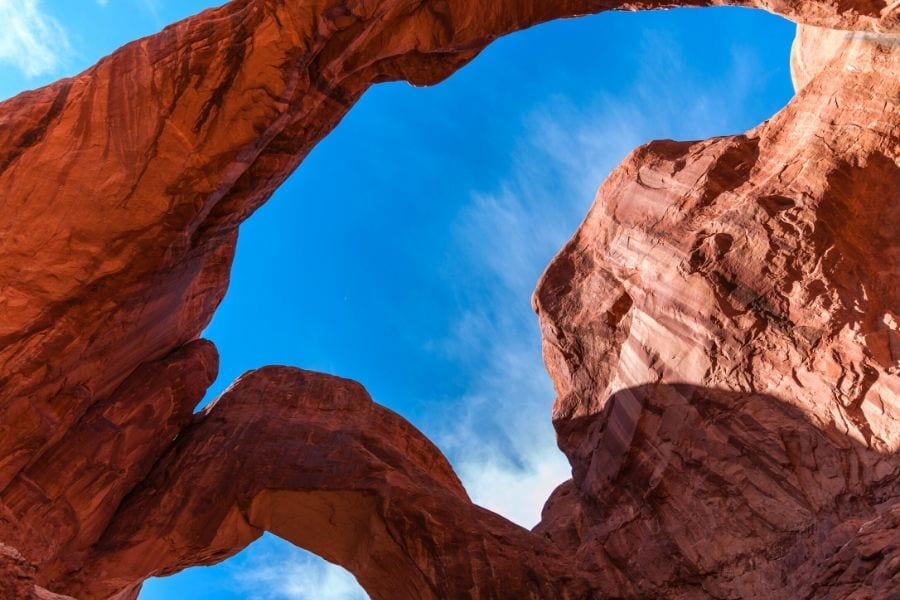 Double Arch in The Windows in Arches National Park