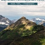 Best Hikes in Glacier National Park pinterest pin