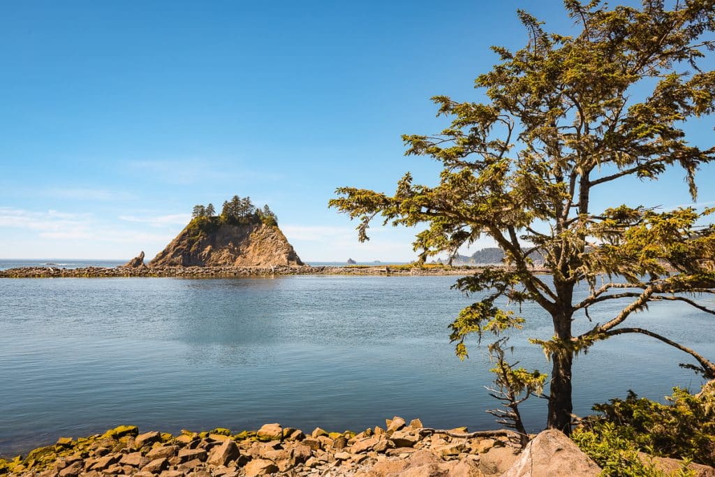 View from First Beach in Olympic National Park