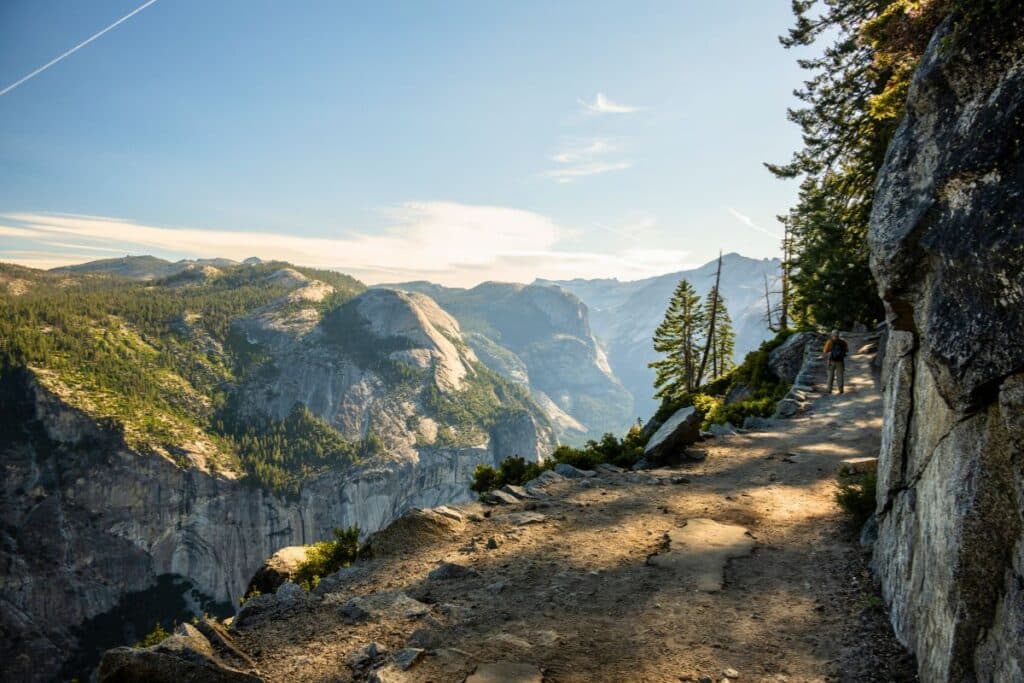 View from the Four Mile Trail in Yosemite