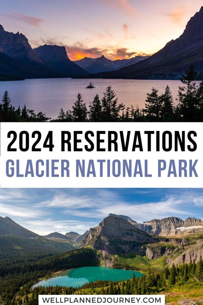 Glacier National Park Reservations 2024 Pinterest Pin