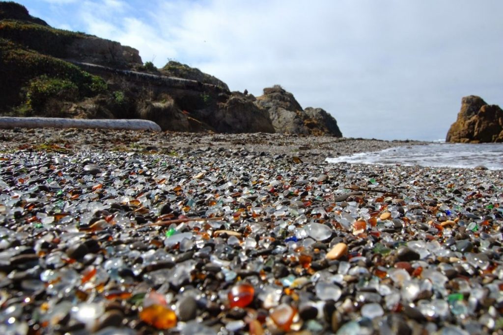 Glass Beach in Fort Bragg, California