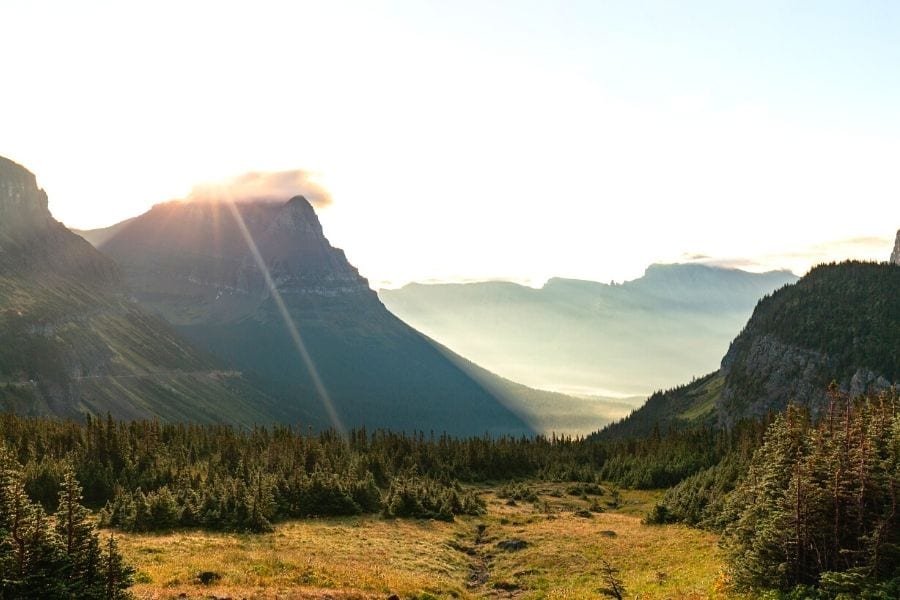 Views along Going-to-the-Sun Road 2021