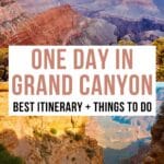 Grand Canyon in one day Pinterest Pin