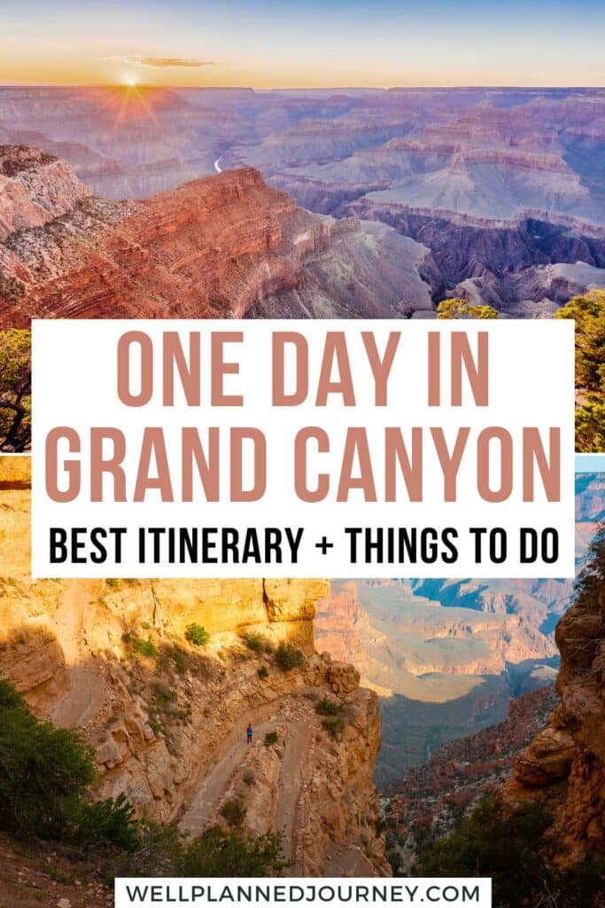 Grand Canyon in one day Pinterest Pin