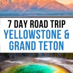 Grand Teton to Yellowstone Pinterest Pin