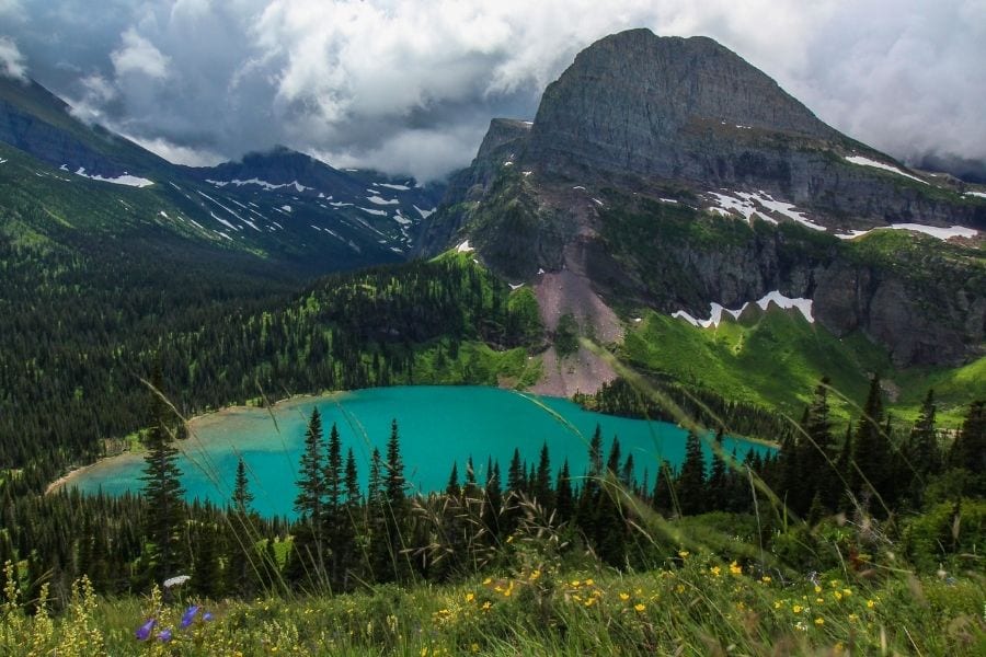 Grinnell Lake hike in Glacier National Park