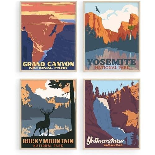 Haus and Hues National Park Posters