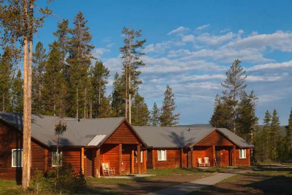 Cabins at Headwaters Lodge near Yellowstone National Park and Grand Teton National Park